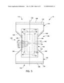 Absorbent article featuring leakage warning diagram and image