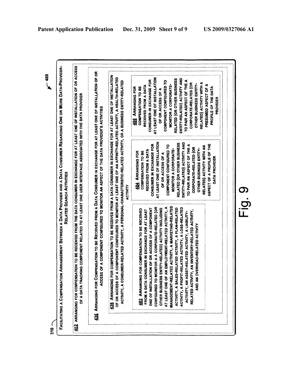 Facilitating compensation arrangements providing for data tracking components - diagram, schematic, and image 10