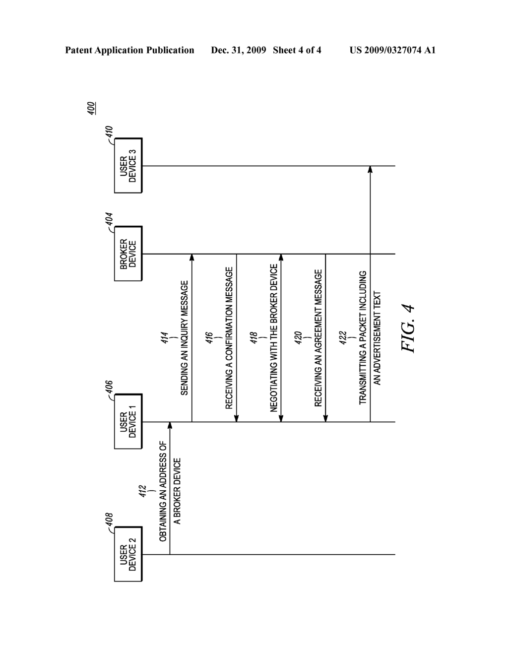 METHOD AND APPARATUS FOR ADVERTISING SPECTRUM IN A COMMUNICATION SYSTEM - diagram, schematic, and image 05