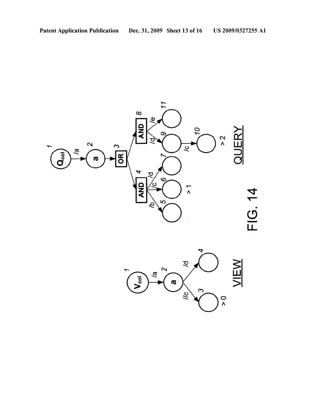 VIEW MATCHING OF MATERIALIZED XML VIEWS - diagram, schematic, and image 14