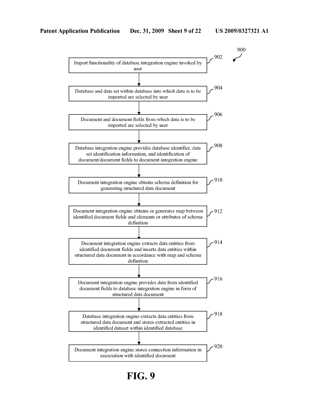 DOCUMENT TEMPLATES FOR SCHEMA-BASED DATA TRANSFER INTO AND OUT OF A DATA-BASED APPLICATION - diagram, schematic, and image 10