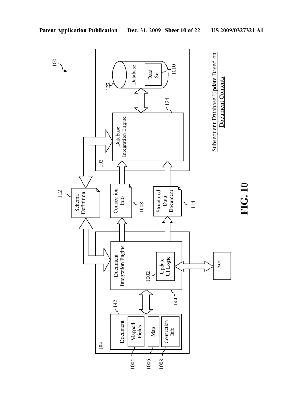 DOCUMENT TEMPLATES FOR SCHEMA-BASED DATA TRANSFER INTO AND OUT OF A DATA-BASED APPLICATION - diagram, schematic, and image 11