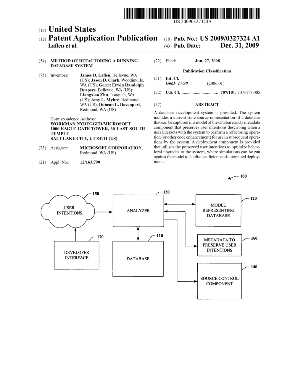 METHOD OF REFACTORING A RUNNING DATABASE SYSTEM - diagram, schematic, and image 01