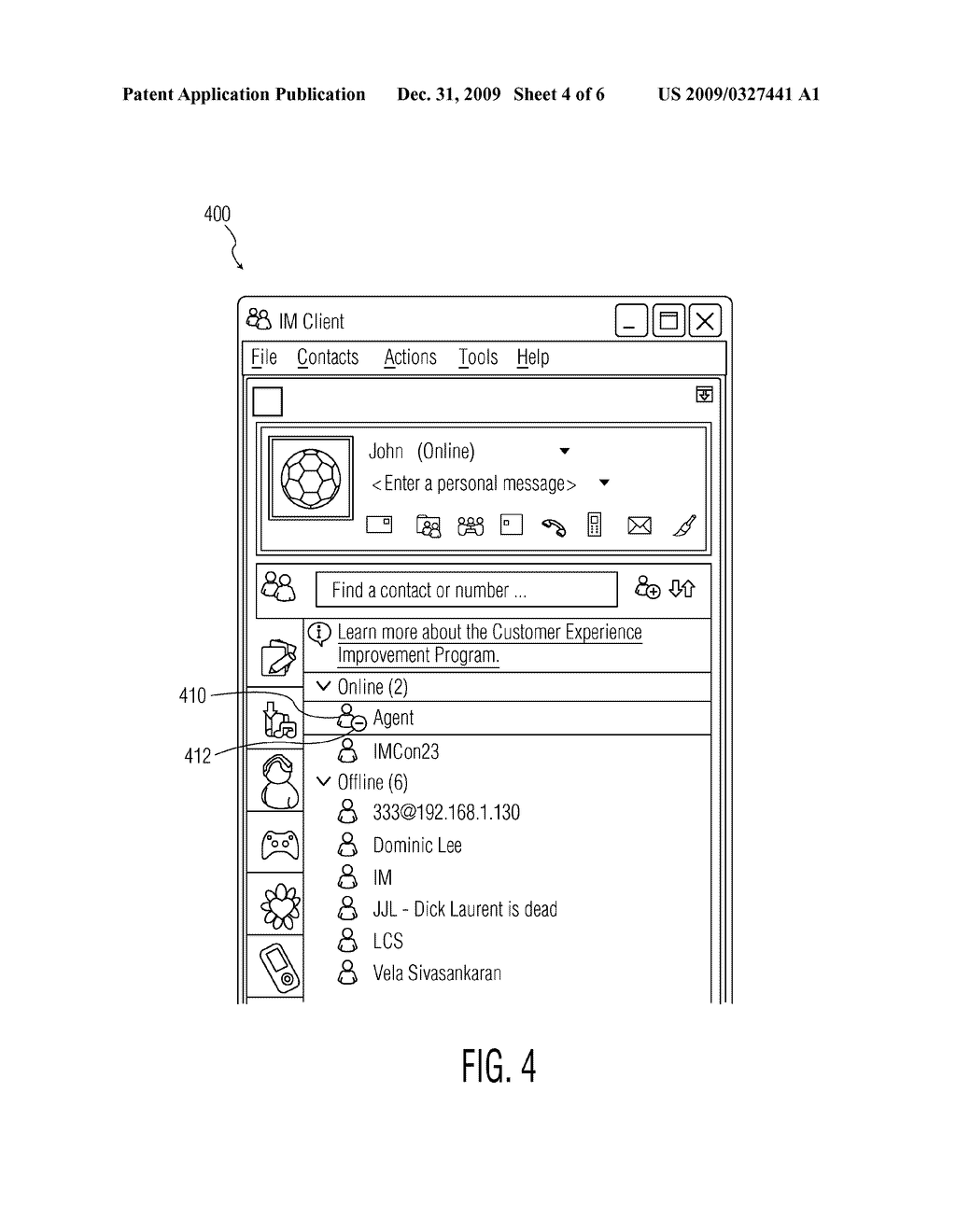 INSTANT MESSAGING AS A COMMUNICATION CHANNEL FOR A CONTACT CENTER - diagram, schematic, and image 05