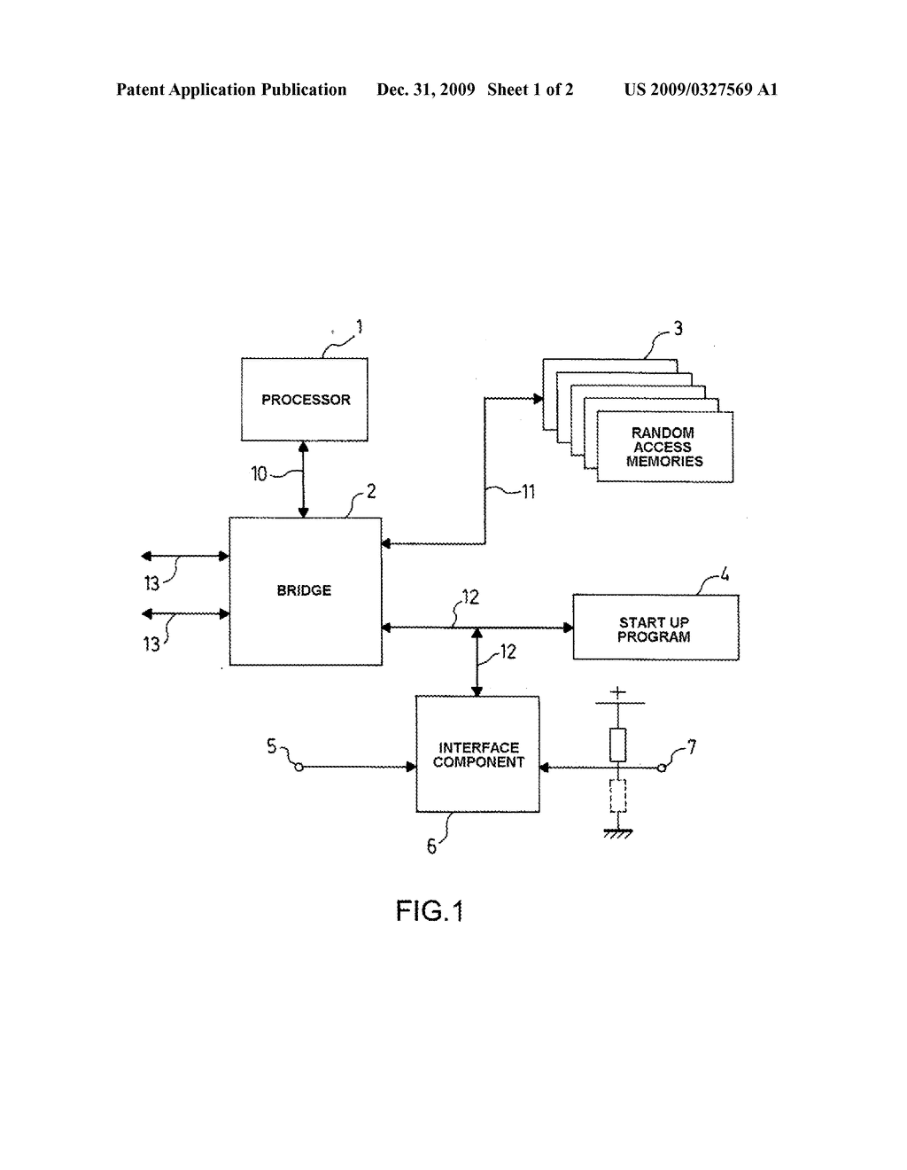 CONTROLLED FREQUENCY CORE PROCESSOR AND METHOD FOR STARTING-UP SAID CORE PROCESSOR IN A PROGRAMMED MANNER - diagram, schematic, and image 02