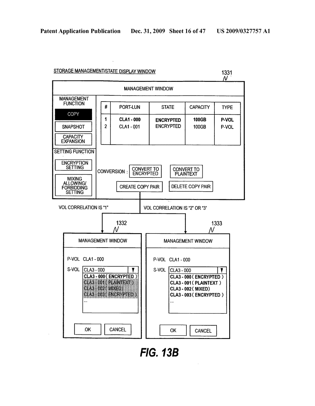 Computer system for managing storage area state of a storage system - diagram, schematic, and image 17