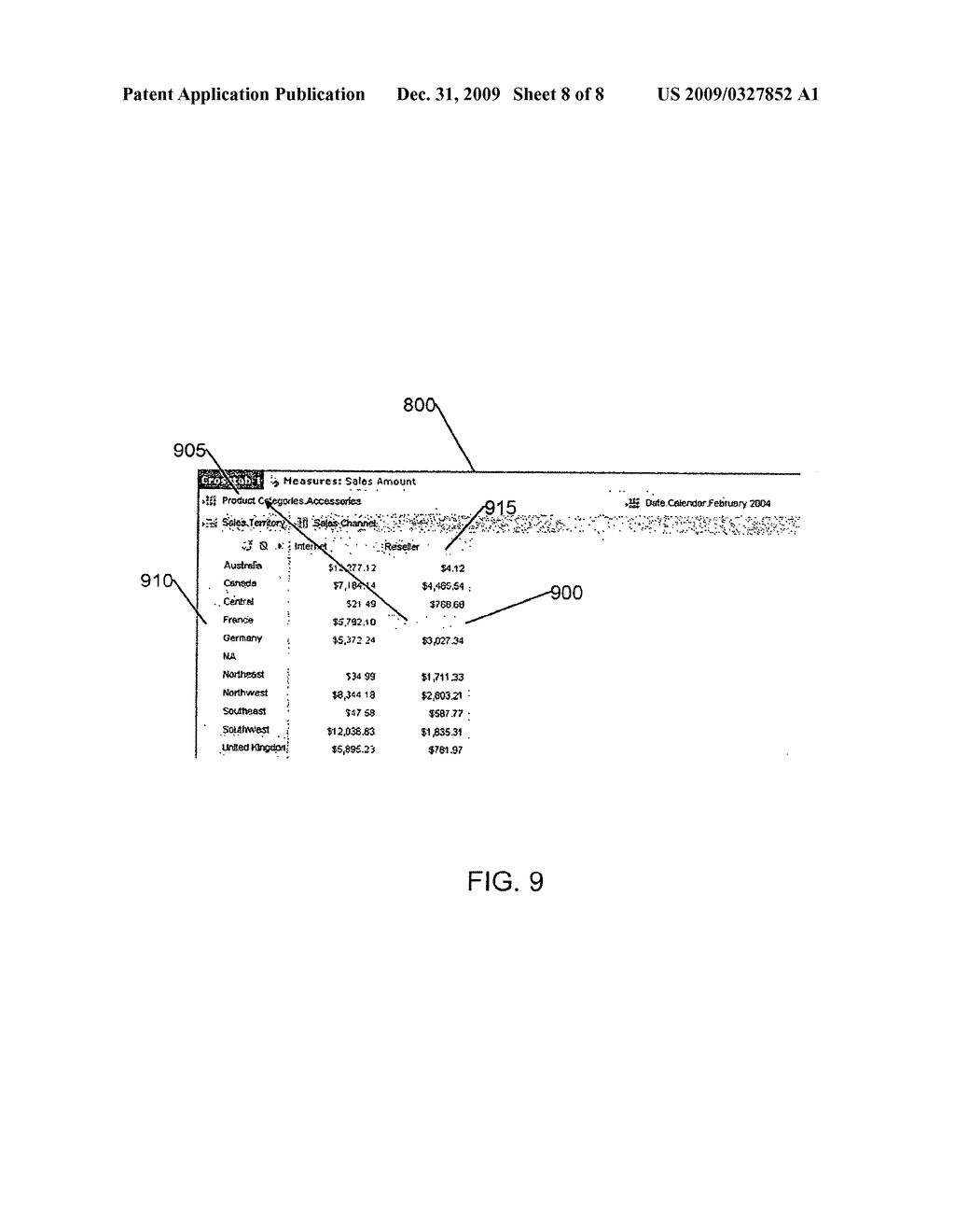 APPARATUS AND METHOD FOR NAVIGATING A MULTI-DIMENSIONAL DATABASE - diagram, schematic, and image 09