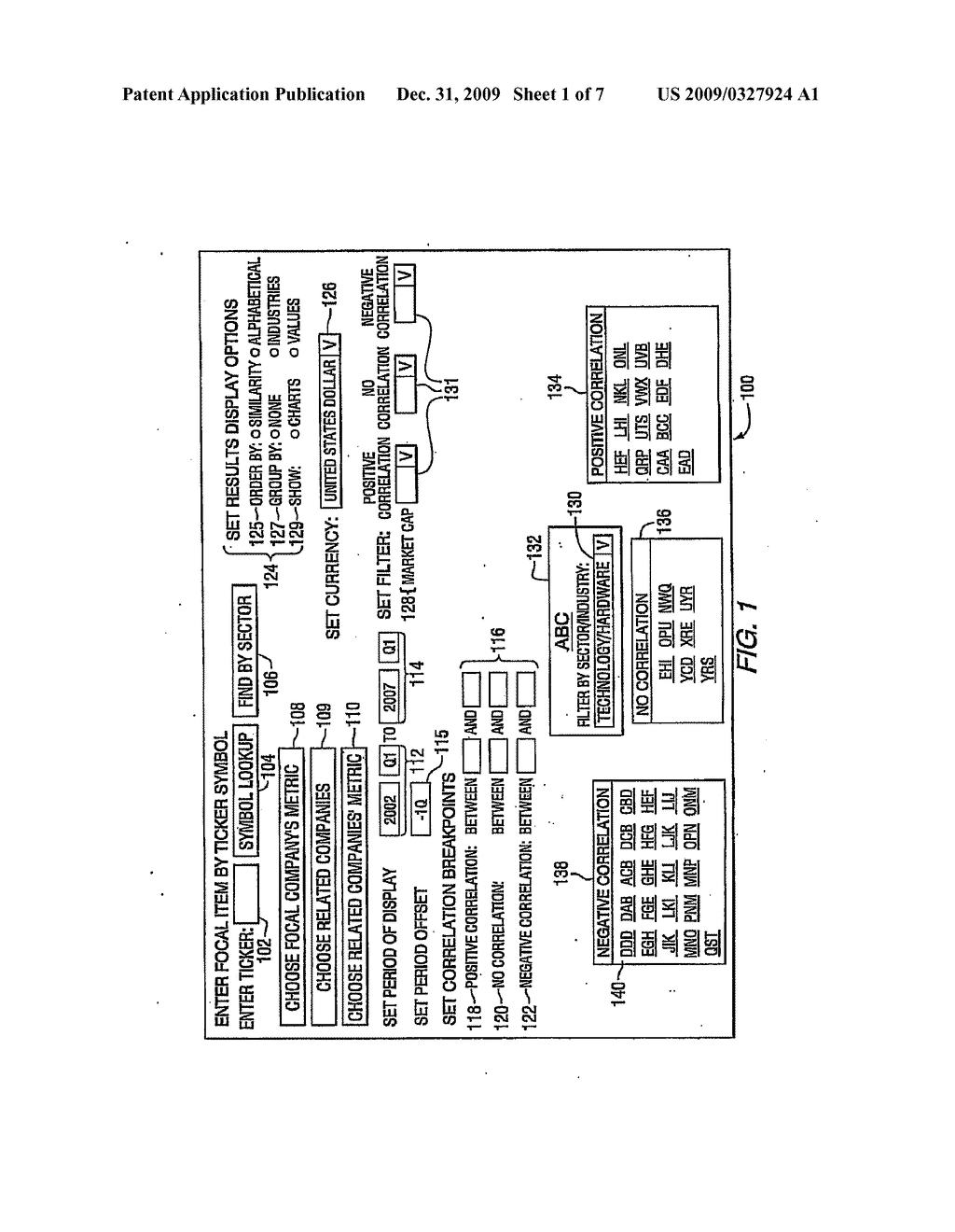 INTERACTIVE USER INTERFACE FOR DISPLAYING CORRELATION - diagram, schematic, and image 02