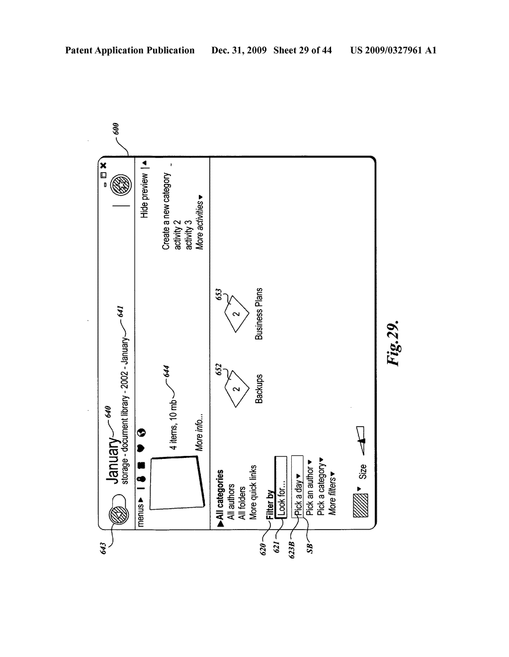 SYSTEM AND METHOD FOR FILTERING AND ORGANIZING ITEMS BASED ON COMMON ELEMENTS - diagram, schematic, and image 30