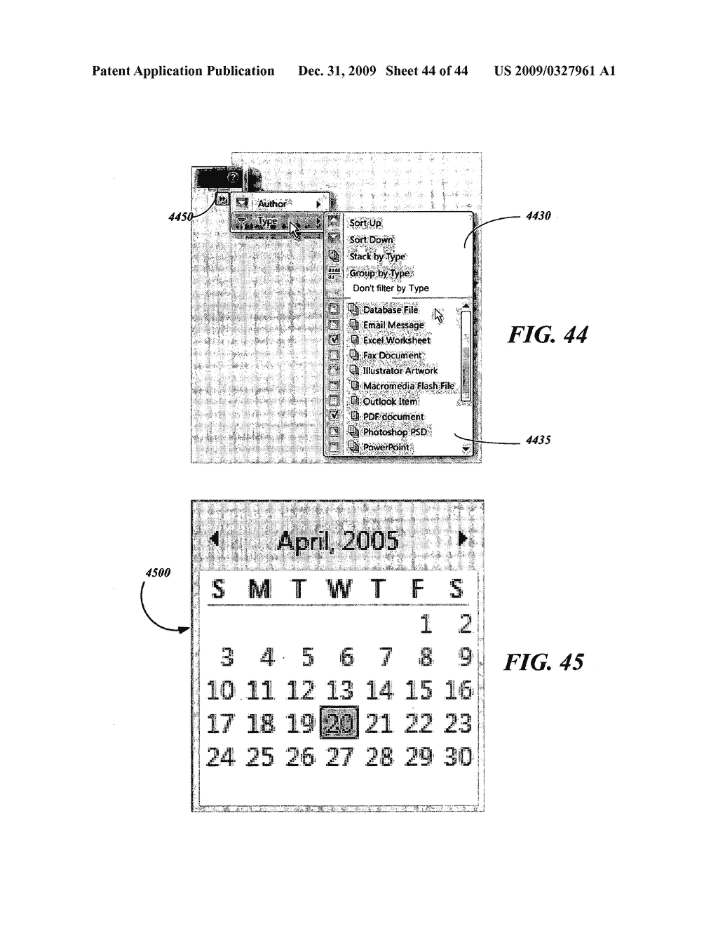 SYSTEM AND METHOD FOR FILTERING AND ORGANIZING ITEMS BASED ON COMMON ELEMENTS - diagram, schematic, and image 45