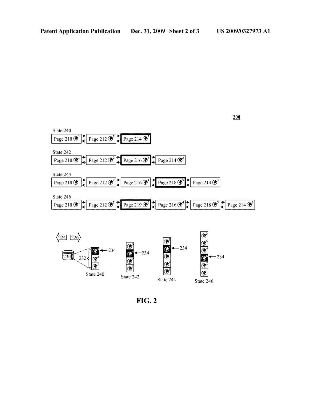 PRESERVING A COMPLETE HISTORY OF A SET OF APPLICATION ACTIONS WHEN NON-LINEAR INTERACTIONS ARE PERMITTED - diagram, schematic, and image 03