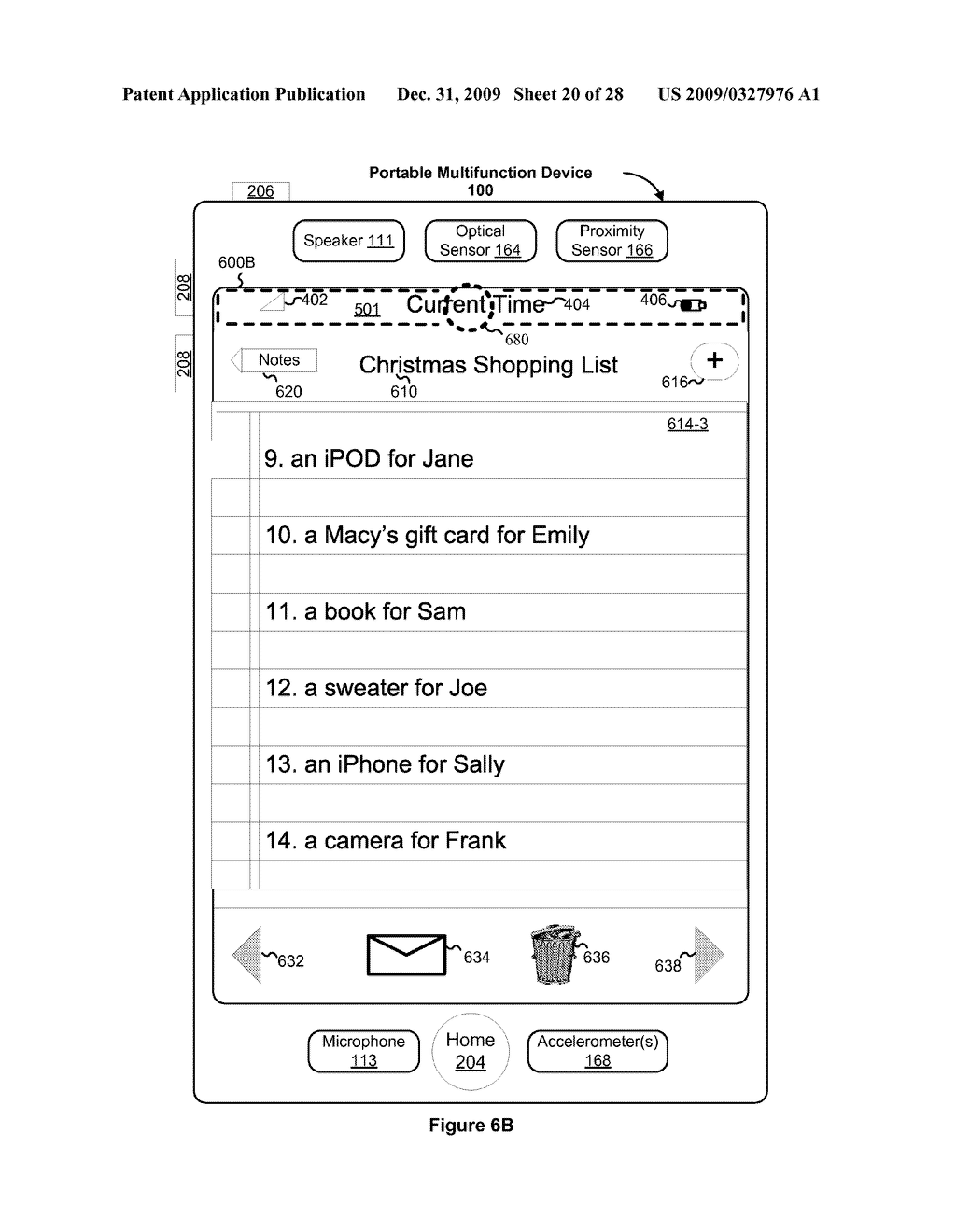 Portable Device, Method, and Graphical User Interface for Displaying a Portion of an Electronic Document on a Touch Screen Display - diagram, schematic, and image 21