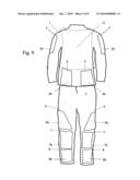 Ballistic combat uniform diagram and image