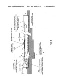 Wave pool with moving reef wave generator extension and counter current diagram and image