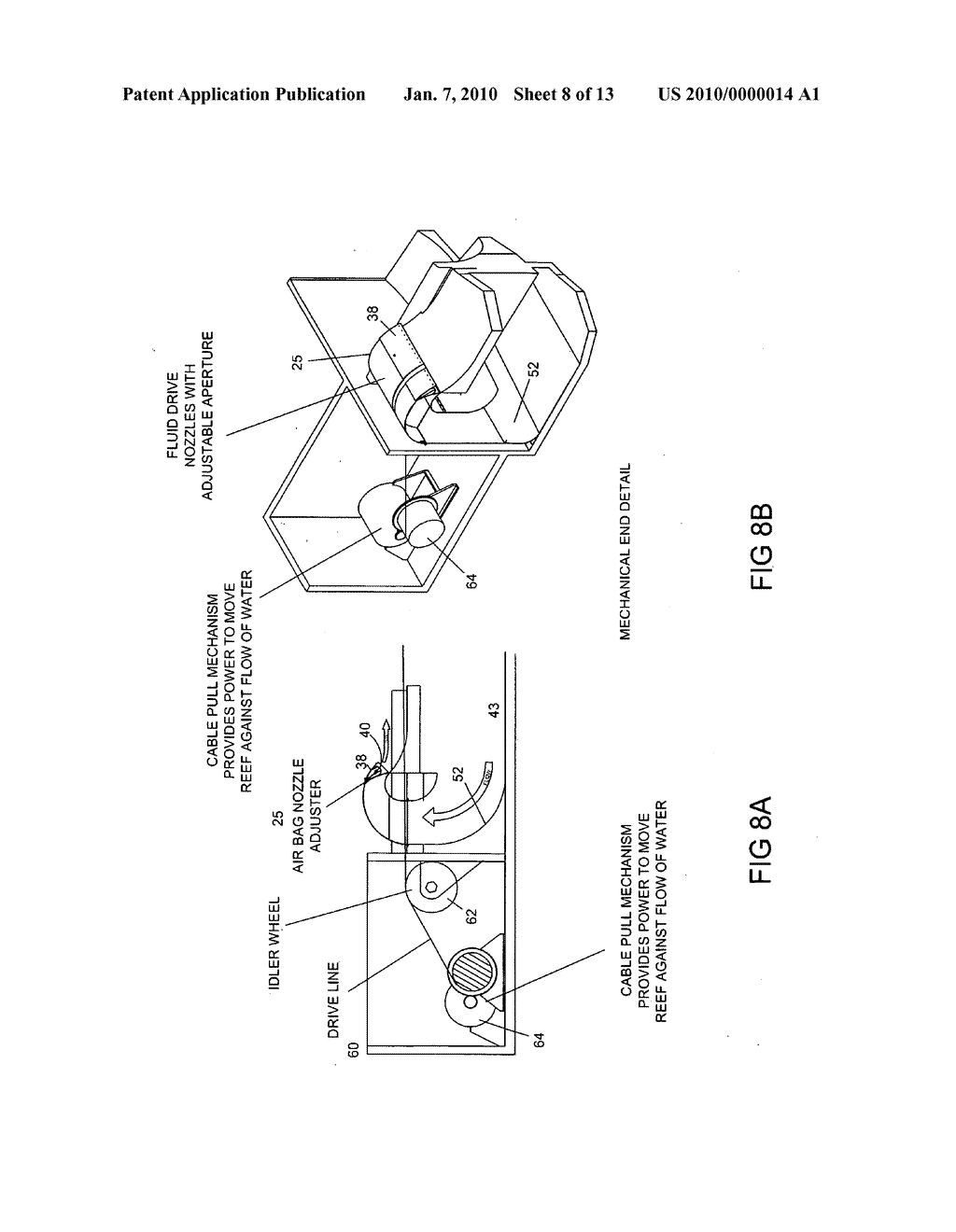 Wave pool with moving reef wave generator extension and counter current - diagram, schematic, and image 09