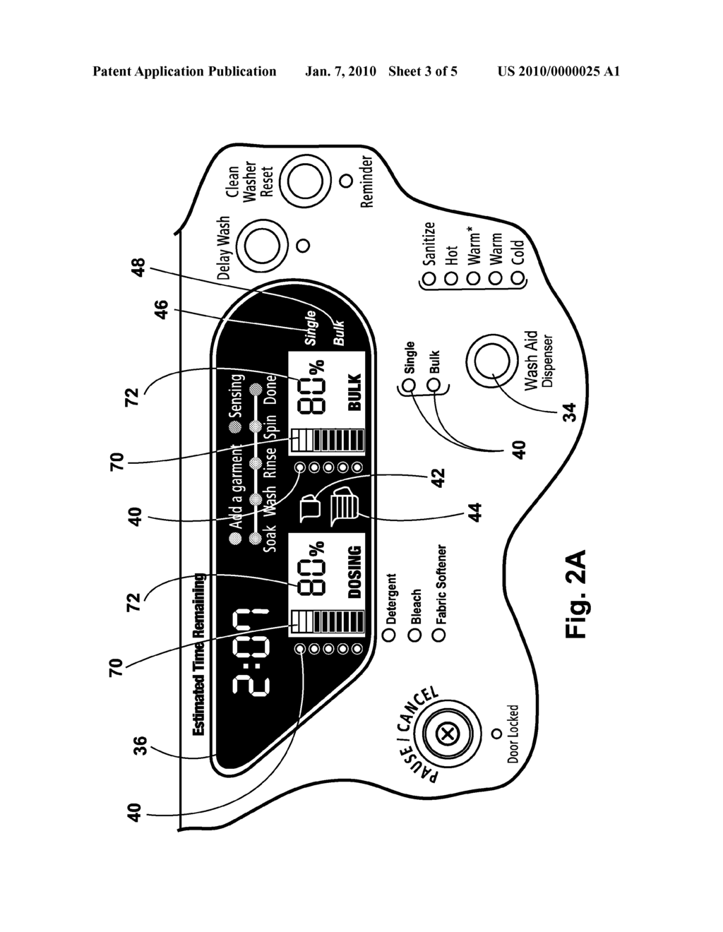 METHOD OF INDICATING OPERATIONAL INFORMATION FOR A DISPENSING SYSTEM HAVING BOTH SINGLE USE AND BULK DISPENSING - diagram, schematic, and image 04