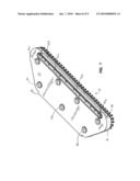 DEVICE AND METHOD FOR COUPLING A CLEANING IMPLEMENT TO A FLOOR CLEANING MACHINE diagram and image