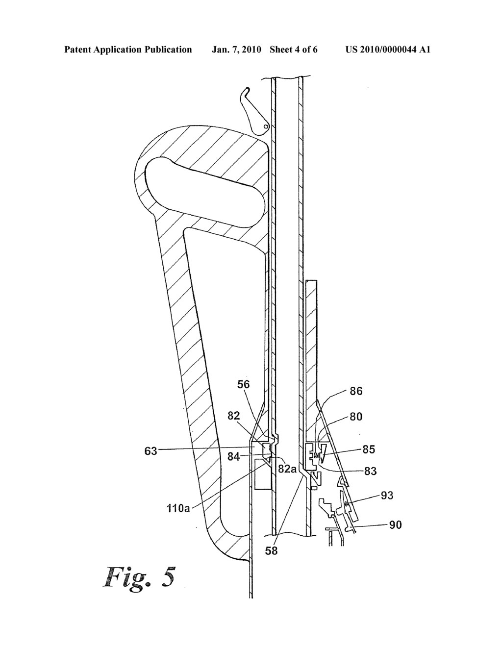 HANDLE ASSEMBLY FOR A CLEANING APPLIANCE - diagram, schematic, and image 05