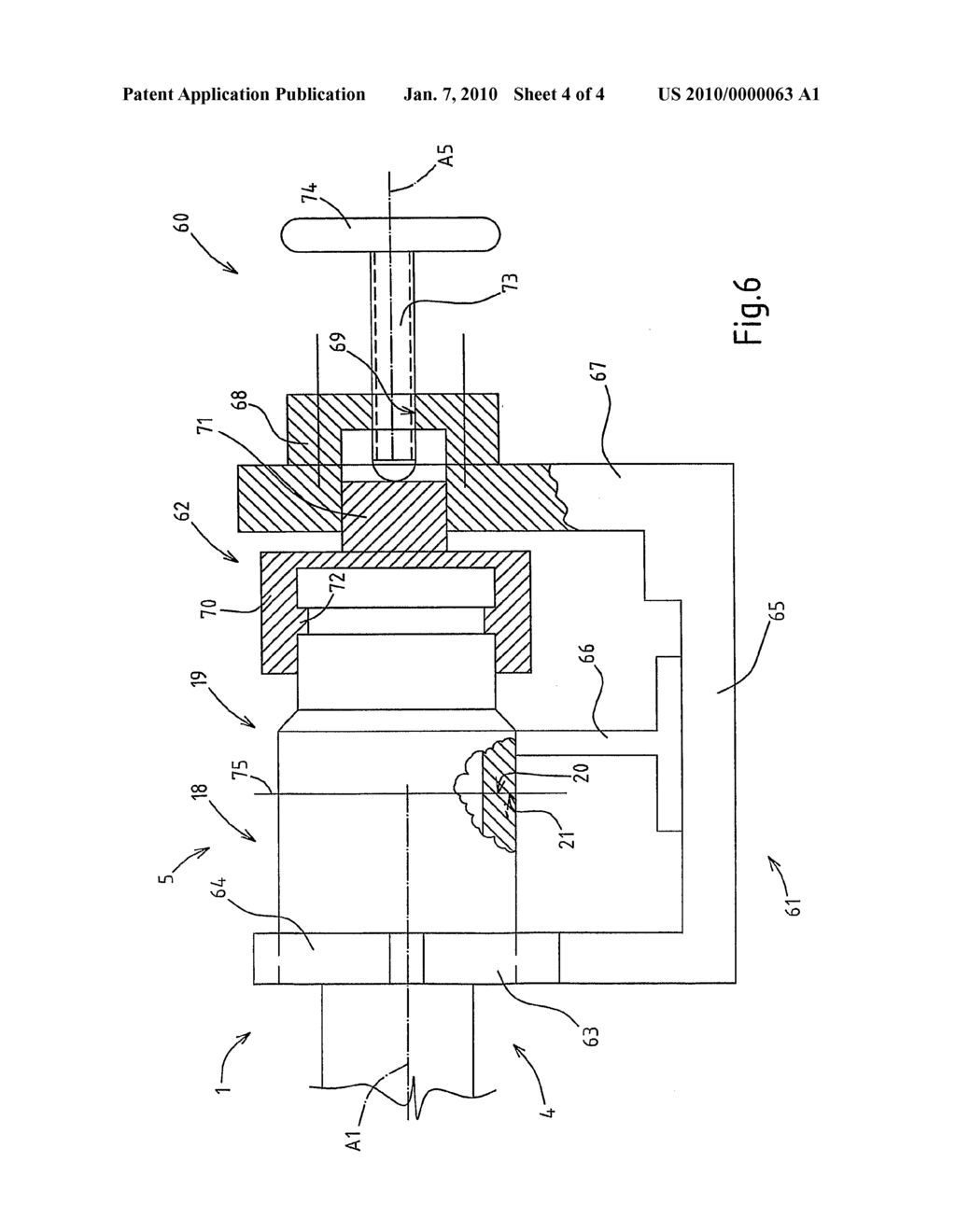 METHOD AND DEVICE FOR REPAIRING THE LIQUID-COOLED ELECTRICAL WINDINGS OF THE STATOR OF AN ELECTRIC GENERATOR - diagram, schematic, and image 05