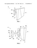 FLAT PANEL DISPLAY MOUNT AND METHODS OF MAKING THE SAME diagram and image