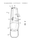 Submersible buoyant bait dispenser diagram and image