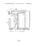 Dehumidifier with multistage draining diagram and image