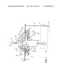 DEVICE FOR ACTUATING THE LOCK IN THE DOOR OR FLAP OF A VEHICLE diagram and image