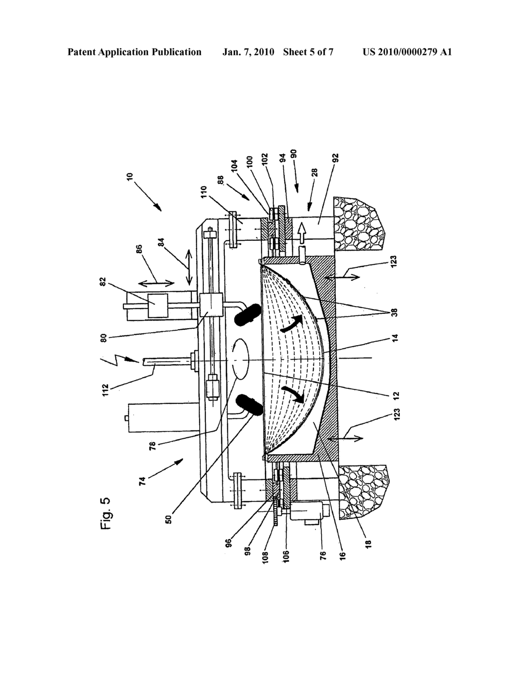 METHOD AND DEVICE FOR FORMING AN ESSENTIALLY FLAT METAL BLANK TO PRODUCE A THIN-WALLED, SHELL-TYPE BODY, AND THE USE OF SAME - diagram, schematic, and image 06