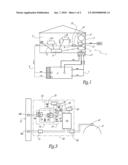 Device for measuring physical and/or chemical parameters of water circulating in a treatment circuit of a leisure pool diagram and image