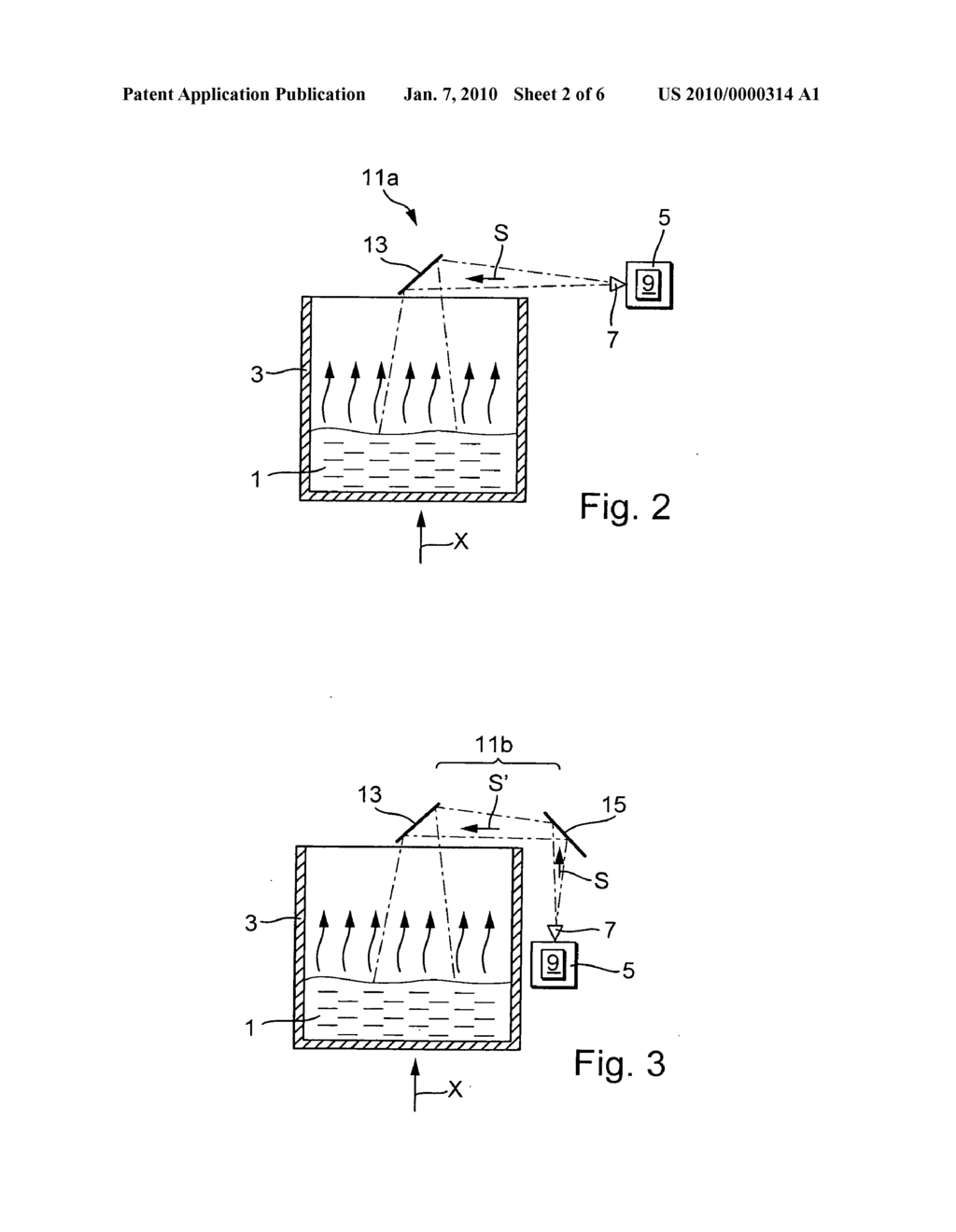 Arrangement for fill level measurement - diagram, schematic, and image 03