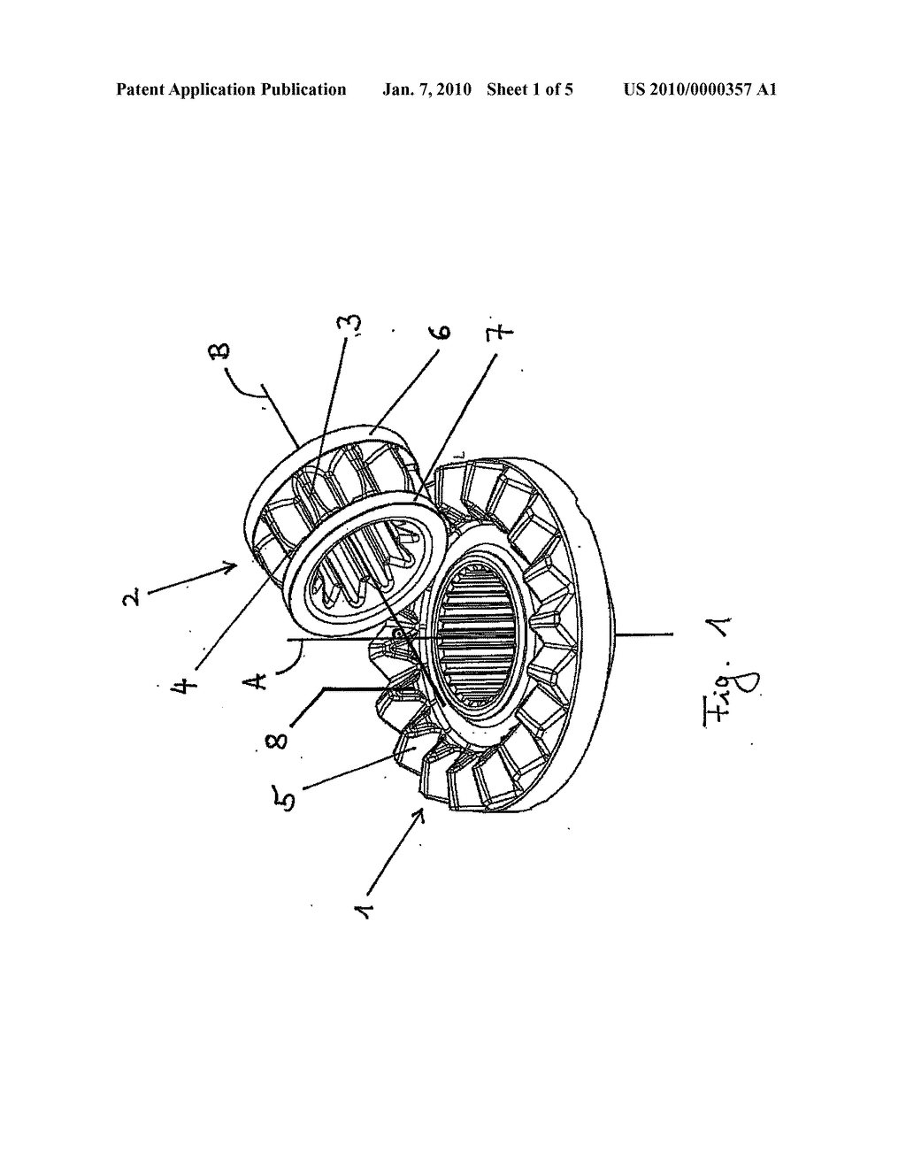 Gear Pair Consisting Of A Crown Gear And Of A Pinion Gear - diagram, schematic, and image 02