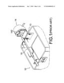 Spit driving device with lighting means for rotisserie device diagram and image