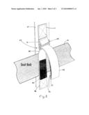 SEAT BELT LOOP SYSTEM FOR A PET CARRIER diagram and image