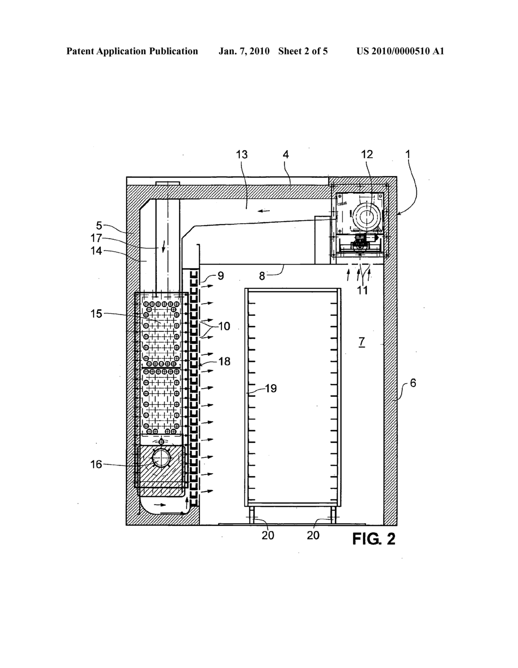 Industrial baking oven - diagram, schematic, and image 03