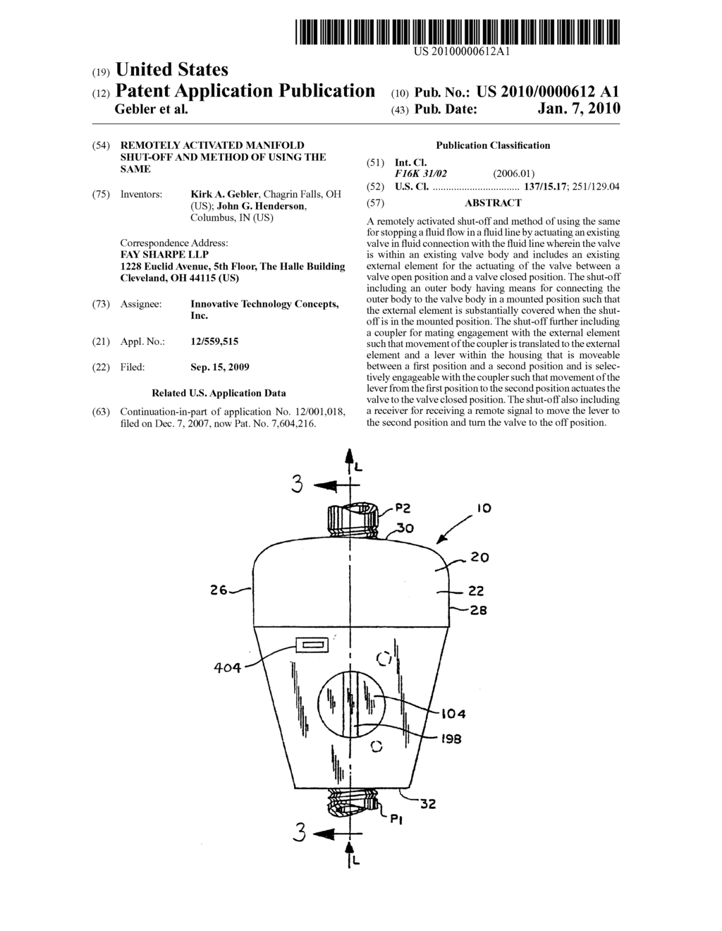 REMOTELY ACTIVATED MANIFOLD SHUT-OFF AND METHOD OF USING THE SAME - diagram, schematic, and image 01