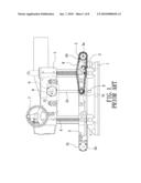 WORK PIECE FEEDING AND CONVEYING DEVICE FOR A PLANING MACHINE diagram and image