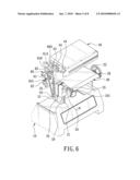 WORK PIECE FEEDING AND CONVEYING DEVICE FOR A PLANING MACHINE diagram and image