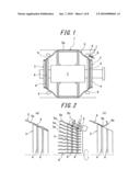 METHOD OF PRODUCING A GREEN TIRE, DEVICE FOR TURNING A CARCASS BAND USED THEREFOR AND APPARATUS FOR PRODUCING A GREEN TIRE diagram and image