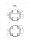 METHOD OF PRODUCING A GREEN TIRE, DEVICE FOR TURNING A CARCASS BAND USED THEREFOR AND APPARATUS FOR PRODUCING A GREEN TIRE diagram and image