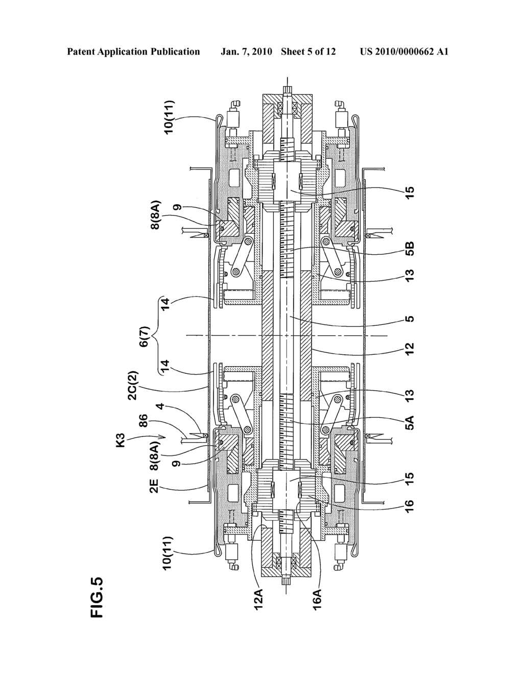 METHOD FOR MANUFACTURING GREEN TIRE AND APPARATUS FOR BUILDING GREEN TIRE - diagram, schematic, and image 06