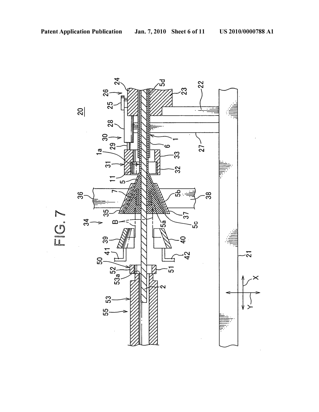 Shield wire, method for processing terminal treatment of braid of the same and apparatus for processing terminal treatment of braid of that - diagram, schematic, and image 07