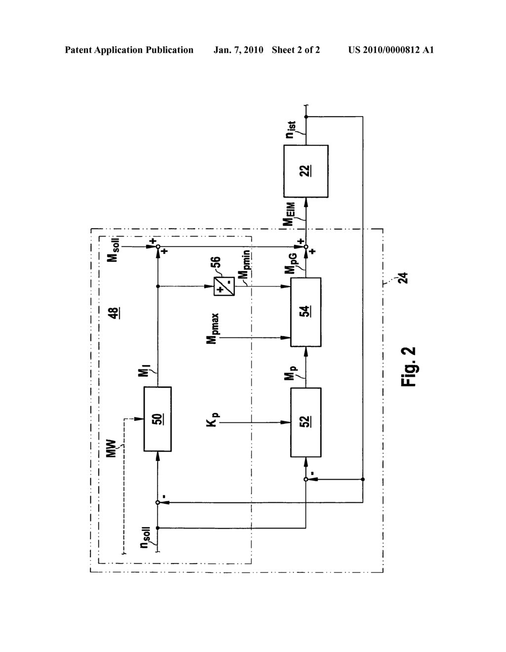 Motor Vehicle Having a Hybrid Drive, and Method for Operating a Hybrid Drive - diagram, schematic, and image 03