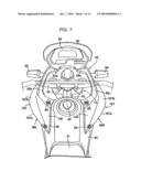 Muffler assembly and pseudo muffler assembly for a motorcycle, and motorcycle incorporating the same diagram and image