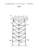 Girder block lifting method and jack-up stage used therefor diagram and image