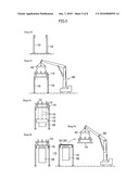 Girder block lifting method and jack-up stage used therefor diagram and image