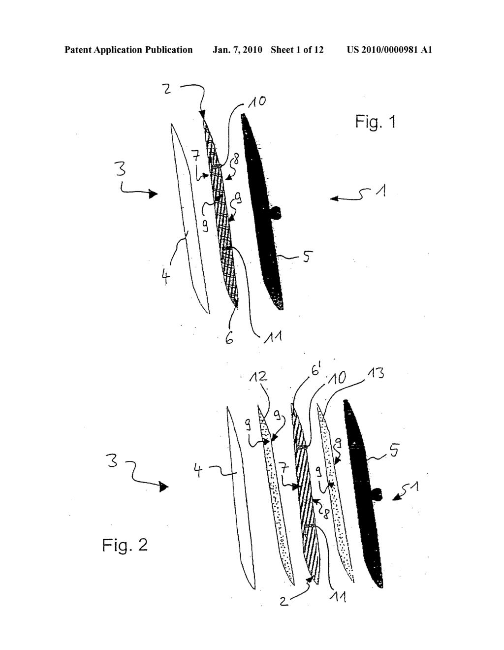 Heating device and method for the production thereof and heatable object and method for producing same - diagram, schematic, and image 02