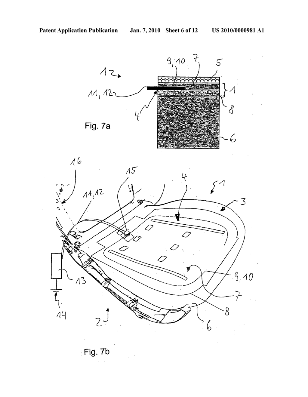 Heating device and method for the production thereof and heatable object and method for producing same - diagram, schematic, and image 07