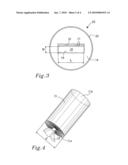 DISPENSER FOR A CENTER-FED ROLL OF WEB MATERIAL diagram and image