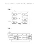 Camera operating system and matrix code decoding device diagram and image