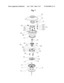 CENTRIFUGAL BRAKE DEVICE FOR USE IN BAIT CAST REEL diagram and image